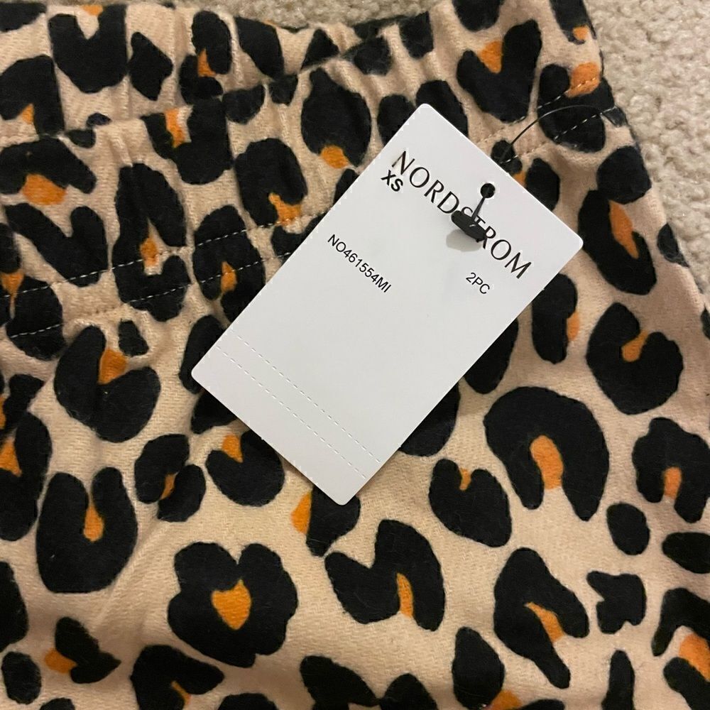 Nordstrom Flannel Patchwork Pajamas Size XS - Picture 3 of 11